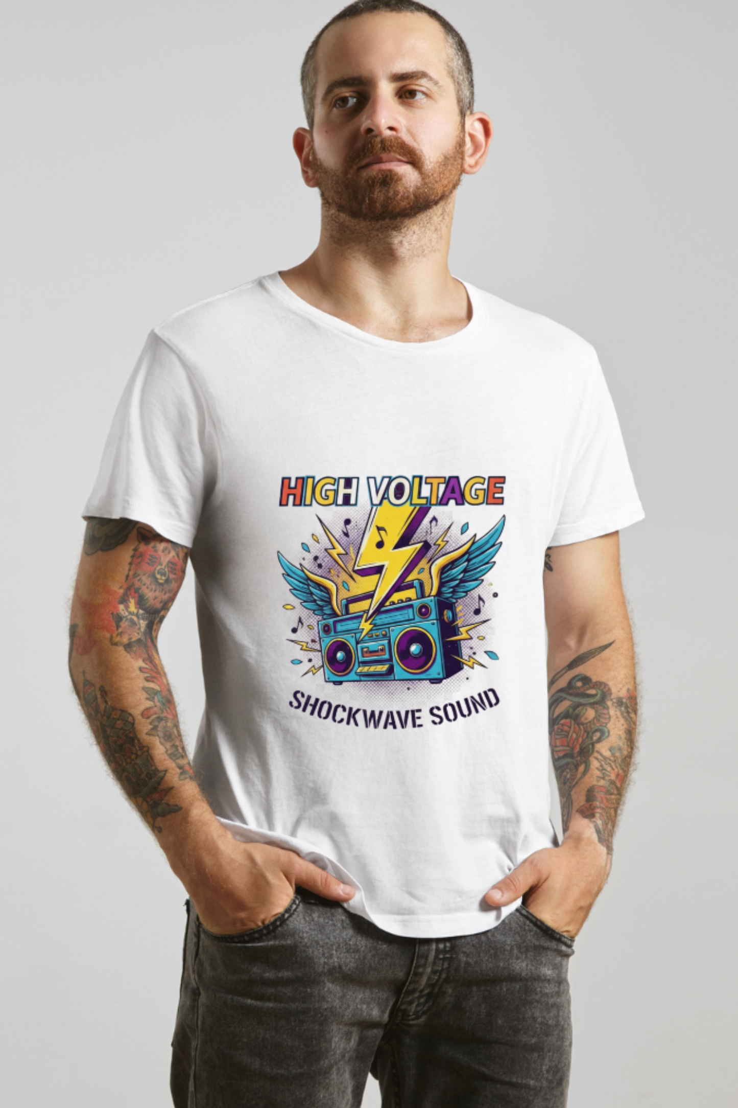High Voltage Shockwave Sound Tee