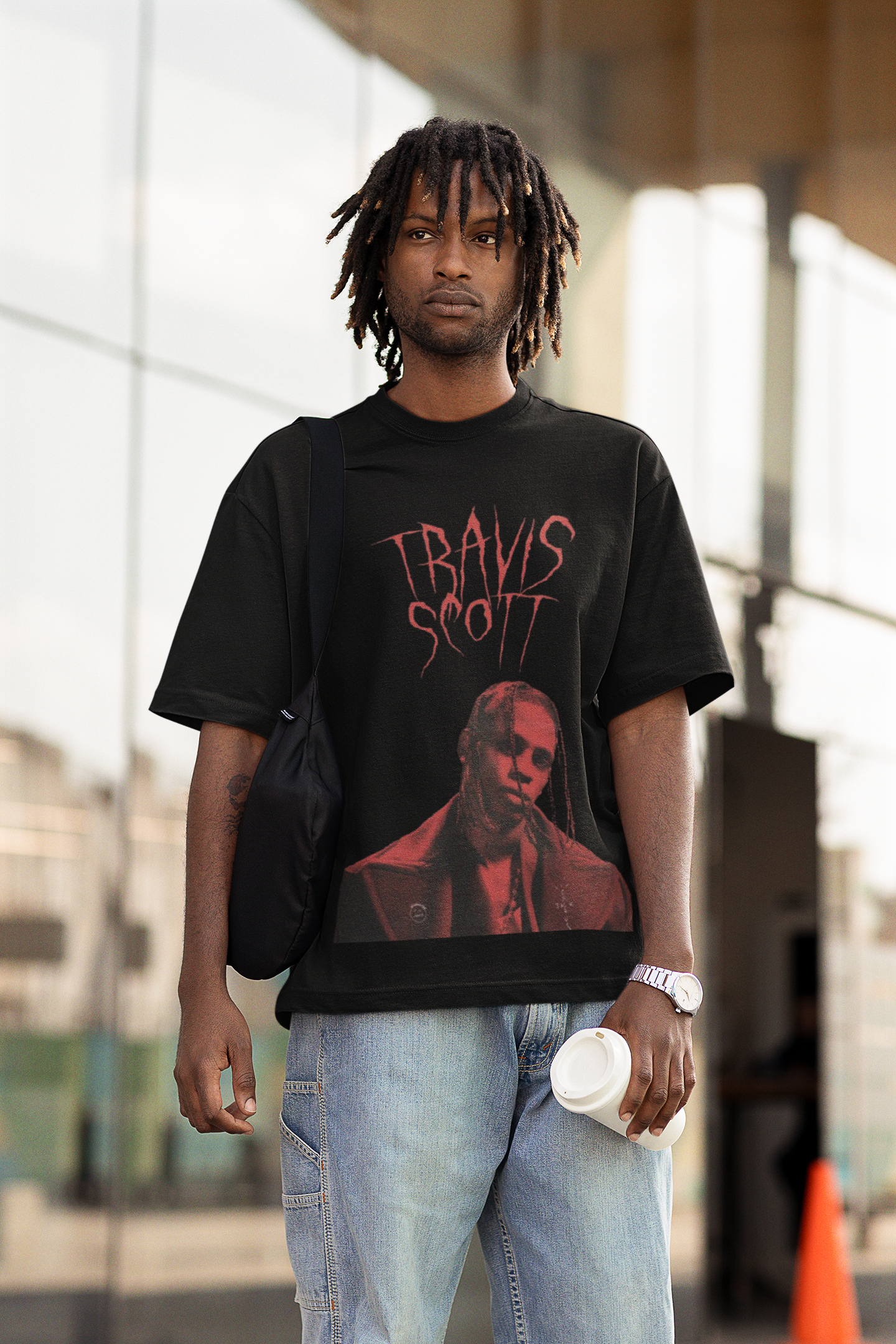 Travis Scott Red Vision Graphic Tee