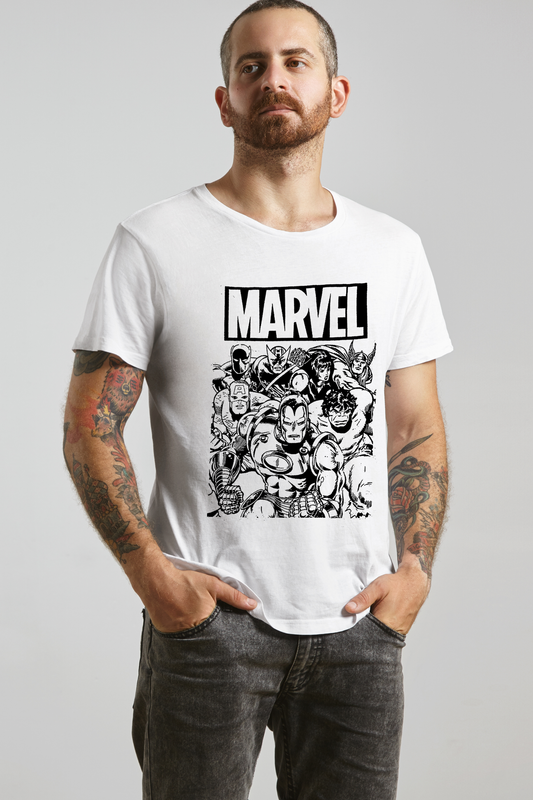 Classic Marvel Heroes Sketch Tee