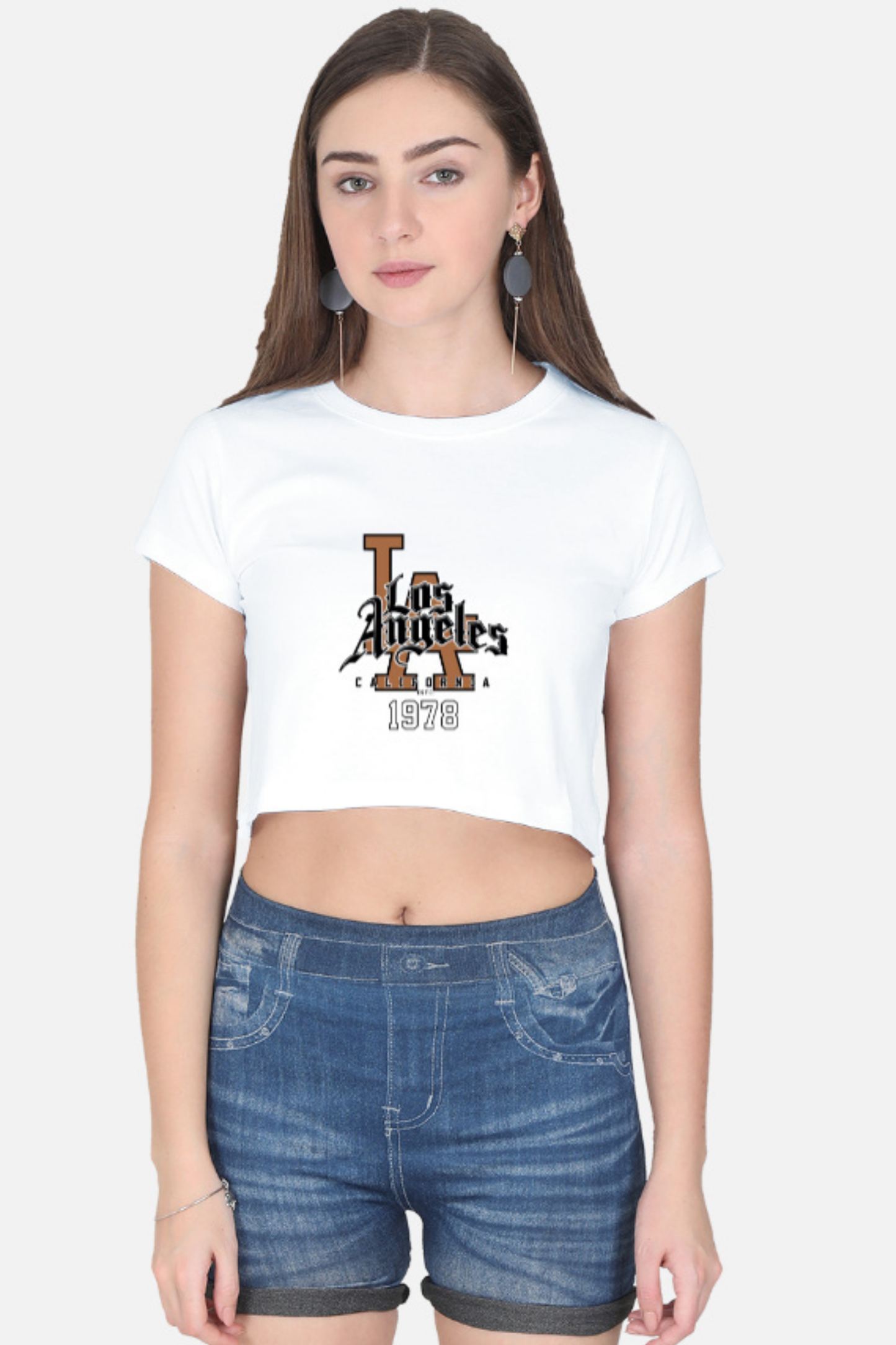 Los Angeles California 1978 Crop Top