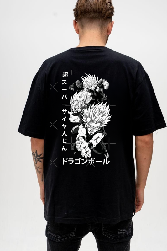 Super Saiyan Legacy" Oversized Dragon Ball Tee