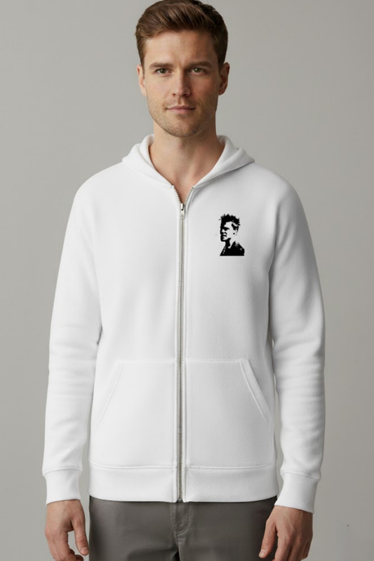 Iconic Silhouette Chest Zip Hoodie