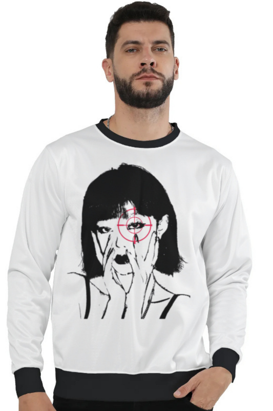 Targeted Scream Oversized Sweatshirt