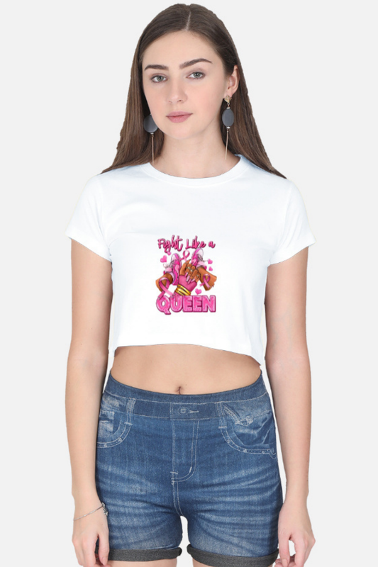 Pink Warrior Crop Top
