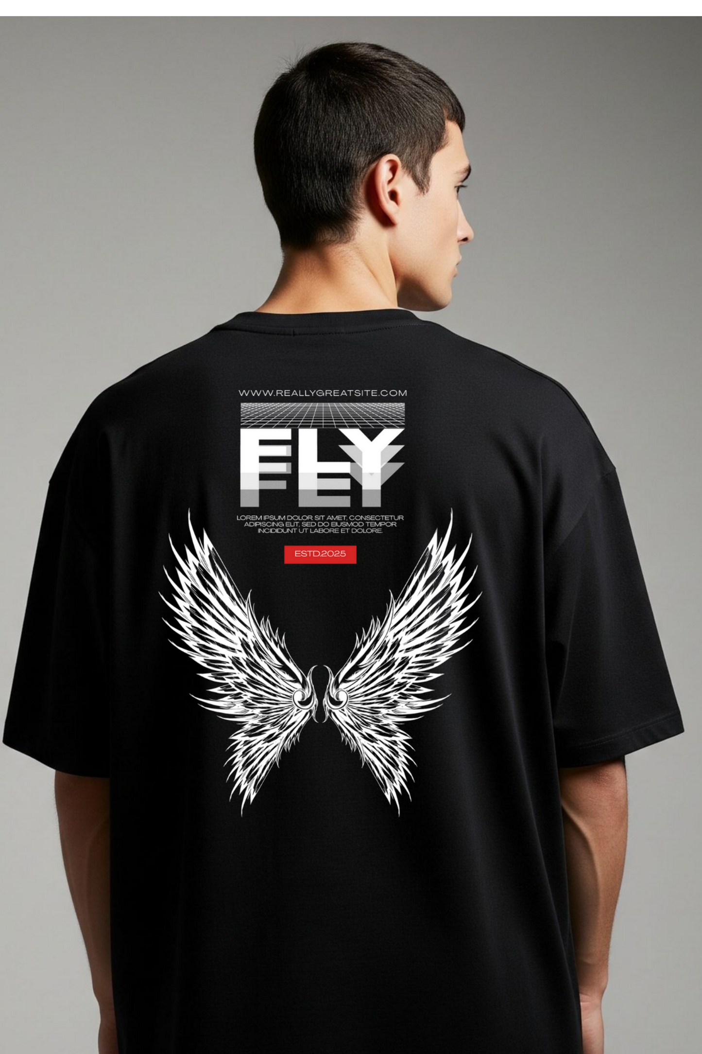 FLY HIGH Winged Vision Tee