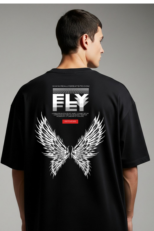 FLY HIGH Winged Vision Tee