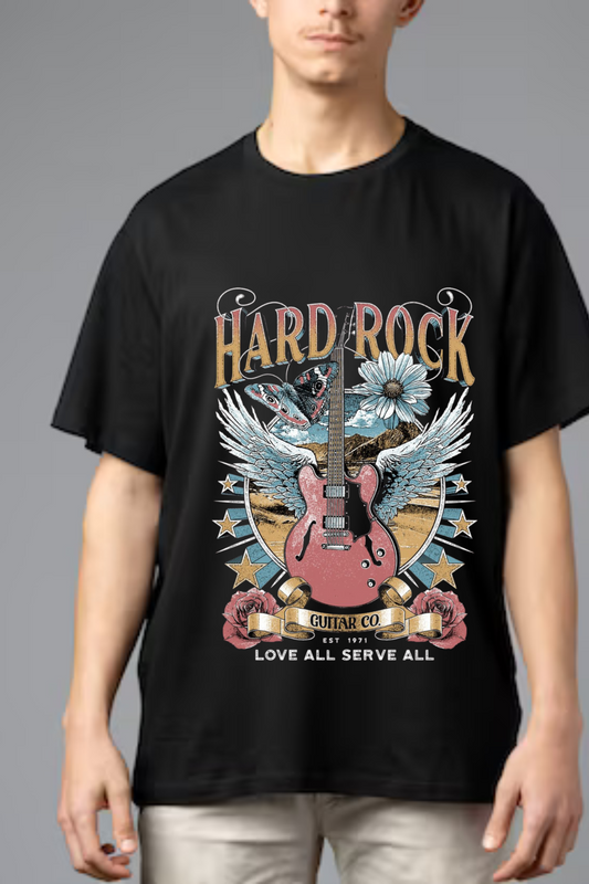 Hard Rock Winged Guitar Tee