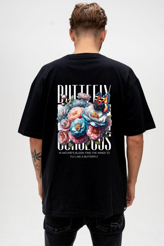 Butterfly Bloom Oversized Graphic Tee