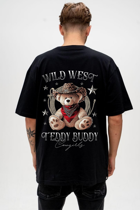 Wild West Teddy Buddy" Oversized Tee