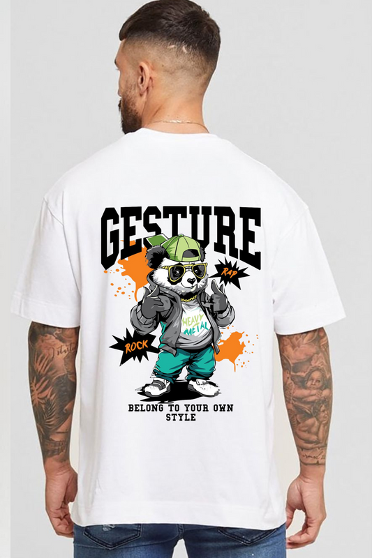 Gesture Panda Vibes Streetwear Tee