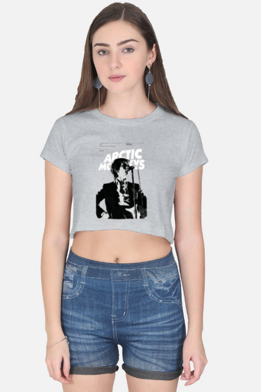 Arctic Monkeys Band Graphic Crop Tee