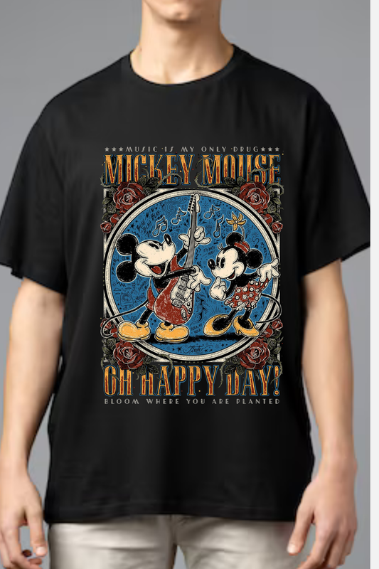 Oh Happy Day Vintage Mouse Duo Tee