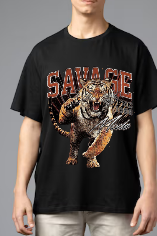 Savage Mode Tiger Graphic Tee