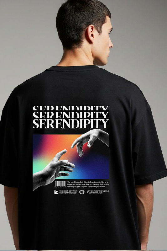 Serendipity Touch Oversized Tee – Cosmic Connection