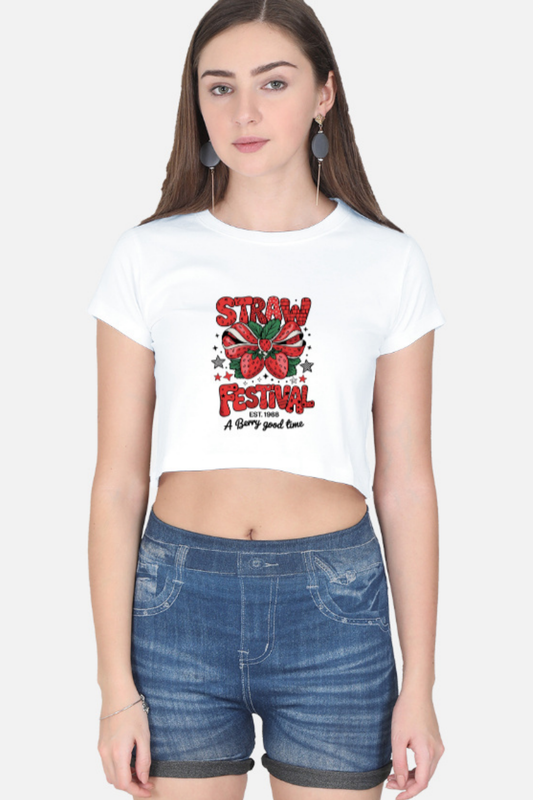 Strawberry Festival Crop Tee – A Berry Good Time