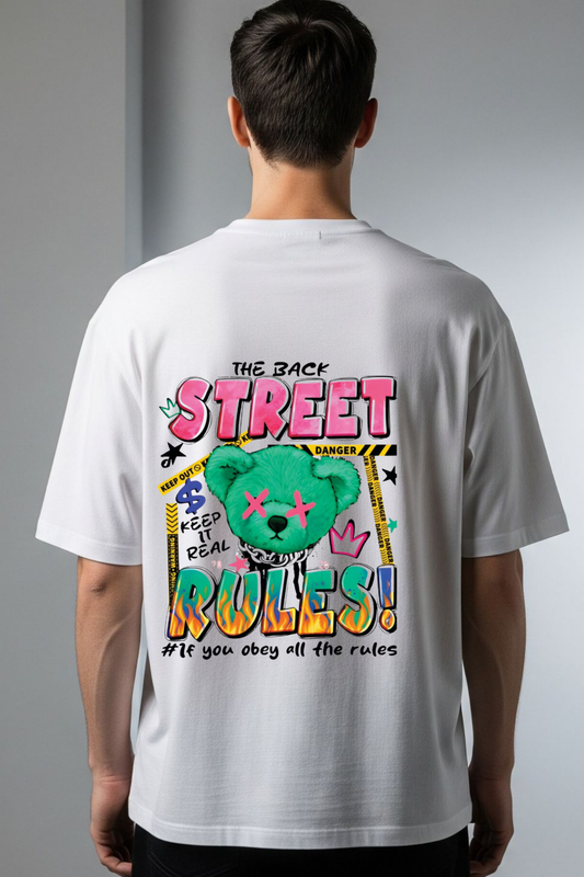Street Rules! Tee – Rebel Bear Edition