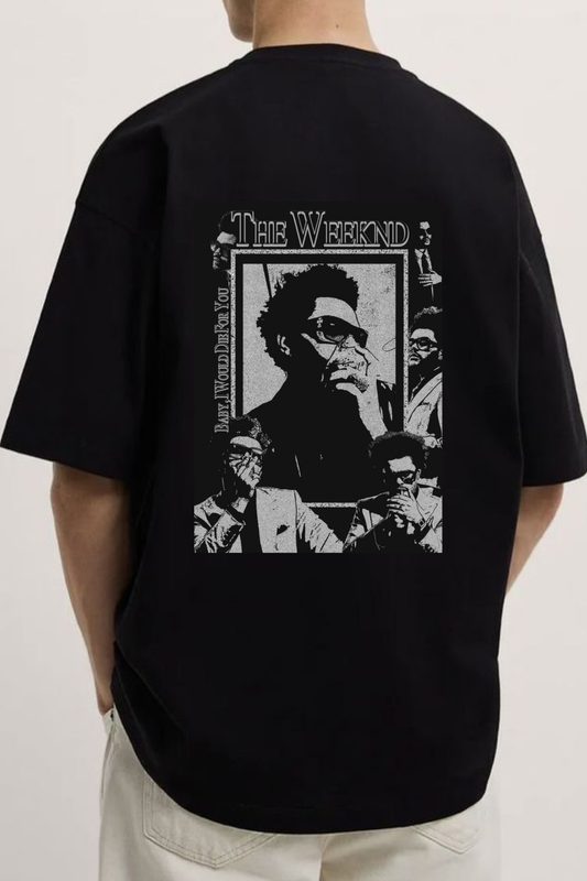 The Weeknd “Die For You” Oversized Graphic T-shirt