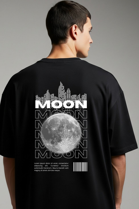 Urban Moonscape Oversized Tee