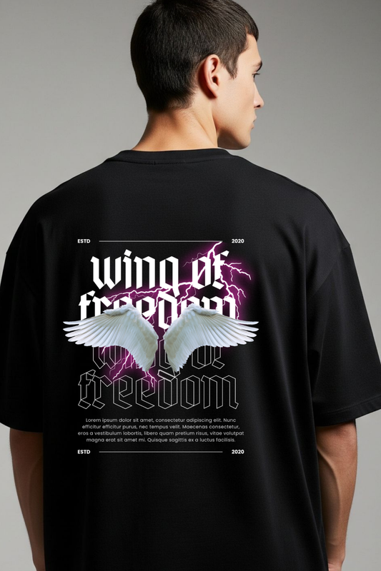 Wings of Freedom Graphic Tee – Lightning Edition