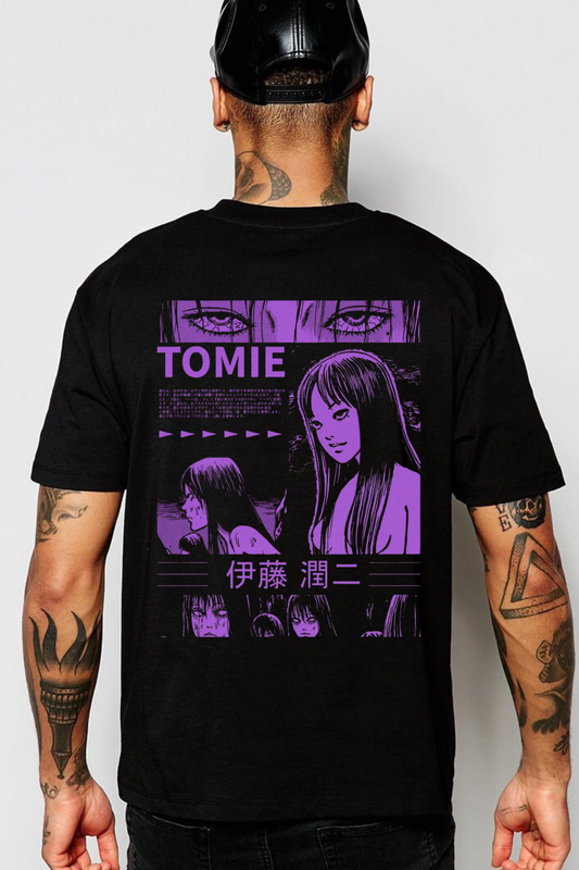 Junji Ito Tomie Horror Manga Back Print T-Shirt