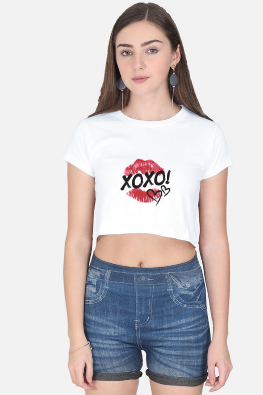 XOXO Kiss Crop Top