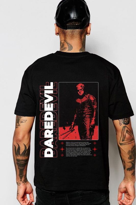 Daredevil Back Print Graphic Tee