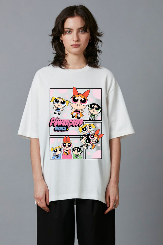 The Powerpuff Girls Retro Comic Book Tee