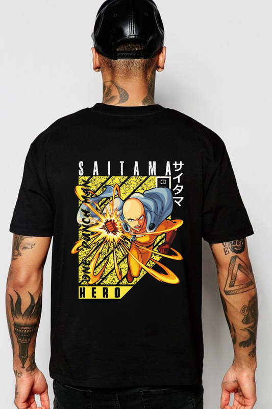 Dynamic Saitama Strike Anime T-Shirt