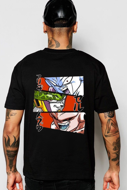 Dragon Ball Z 'Villain Trio' Comic Panel T-Shirt