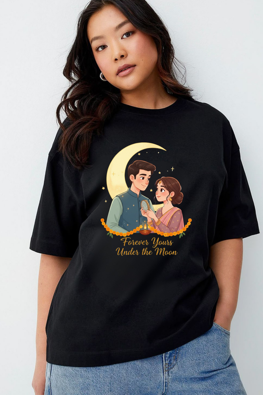 Forever Yours Lunar Romance Oversized Tee