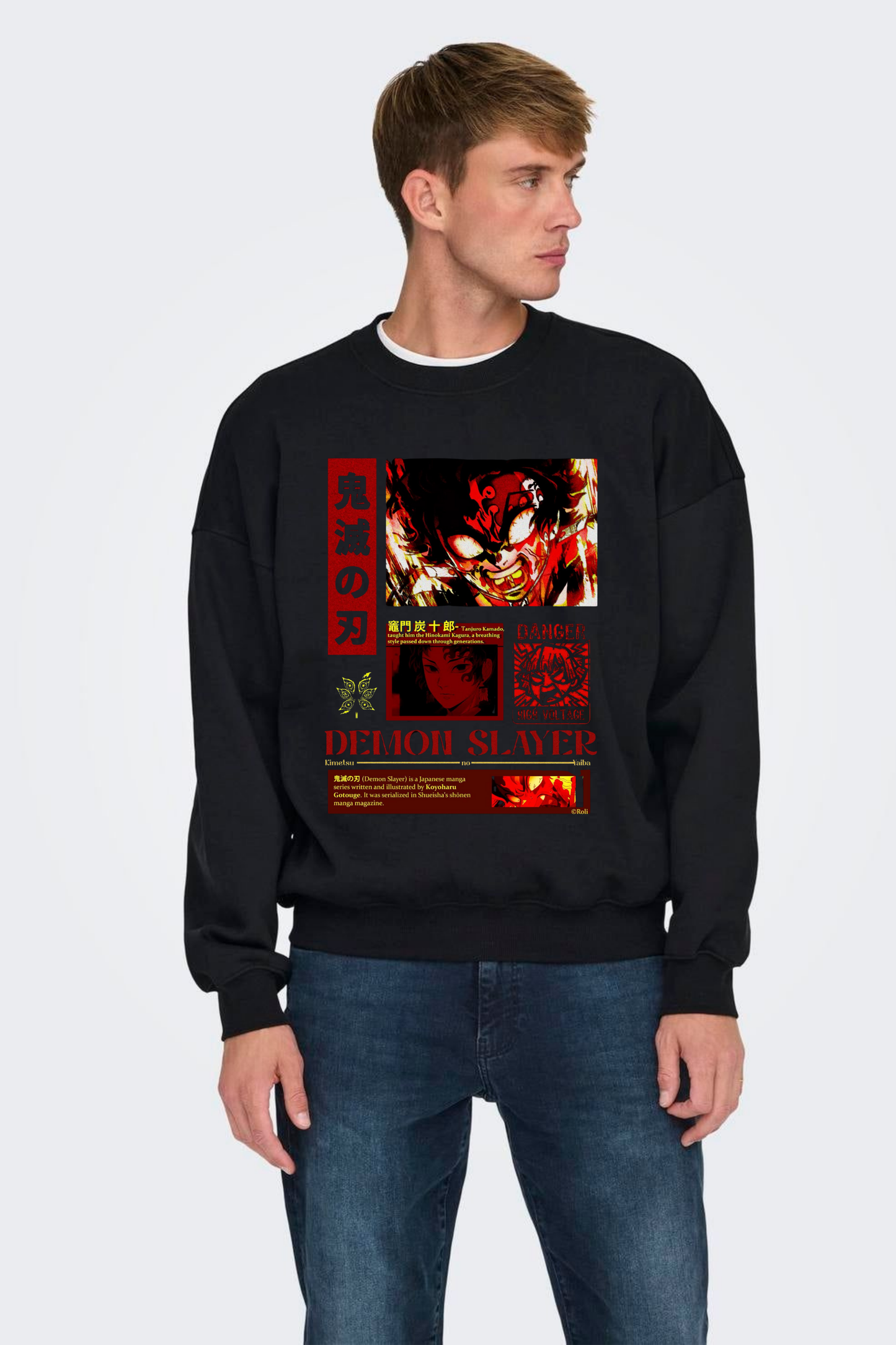 Fiery Rage Slayer Crewneck Sweatshirt