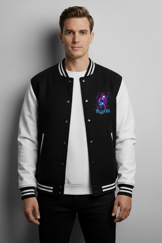 ASTRO Varsity Jacket - Hyperspace Graphic Bomber