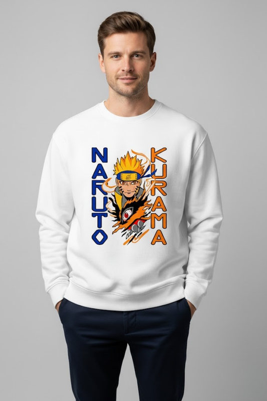Naruto Uzumaki & Kurama Power Surge Crewneck Sweatshirt