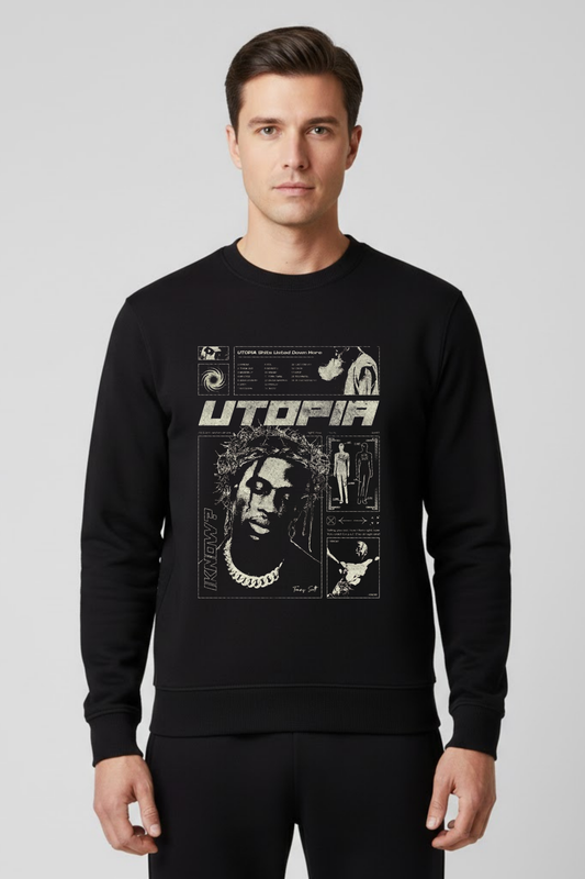 Utopia Visionary Black Sweatshirt