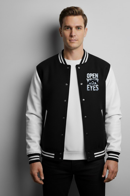 Open Your Eyes" Varsity Jacket