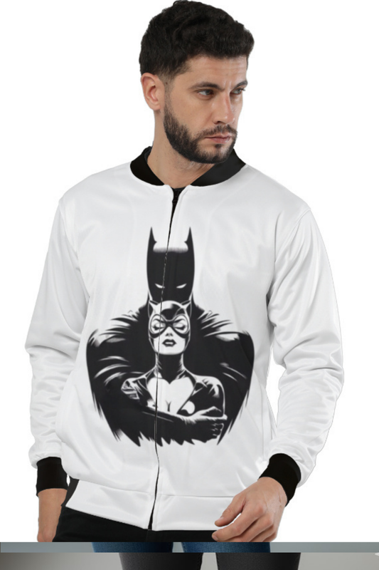 The Dark Knight & Catwoman Bomber Jacket