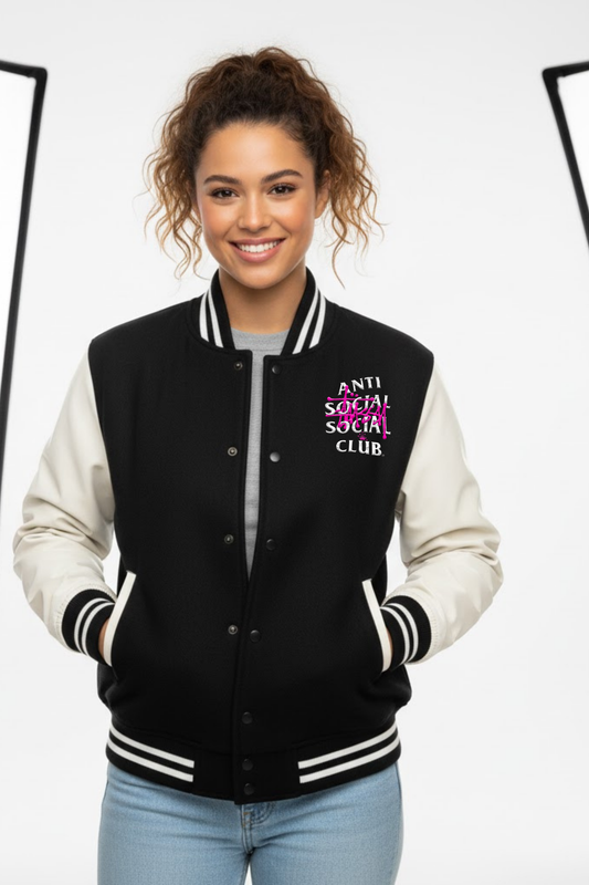 Anti Social Social Club" Varsity Jacket