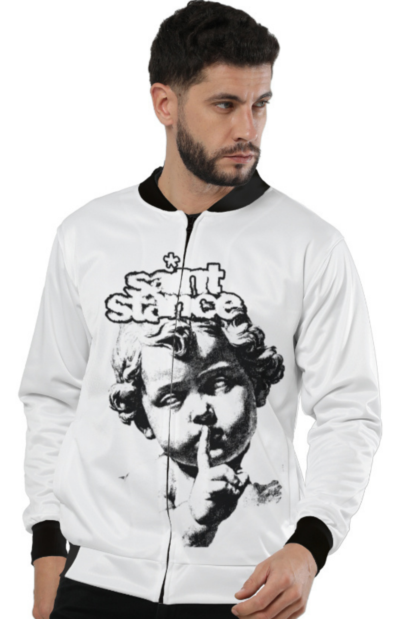 SAINT SAUCE Cherub Bomber Jacket