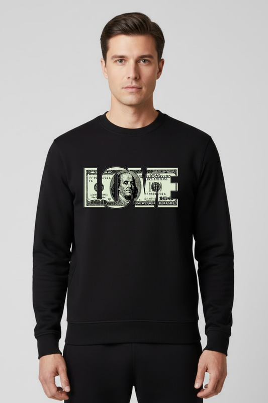 Money Talks 'L.O.V.E.' Crewneck Sweatshirt