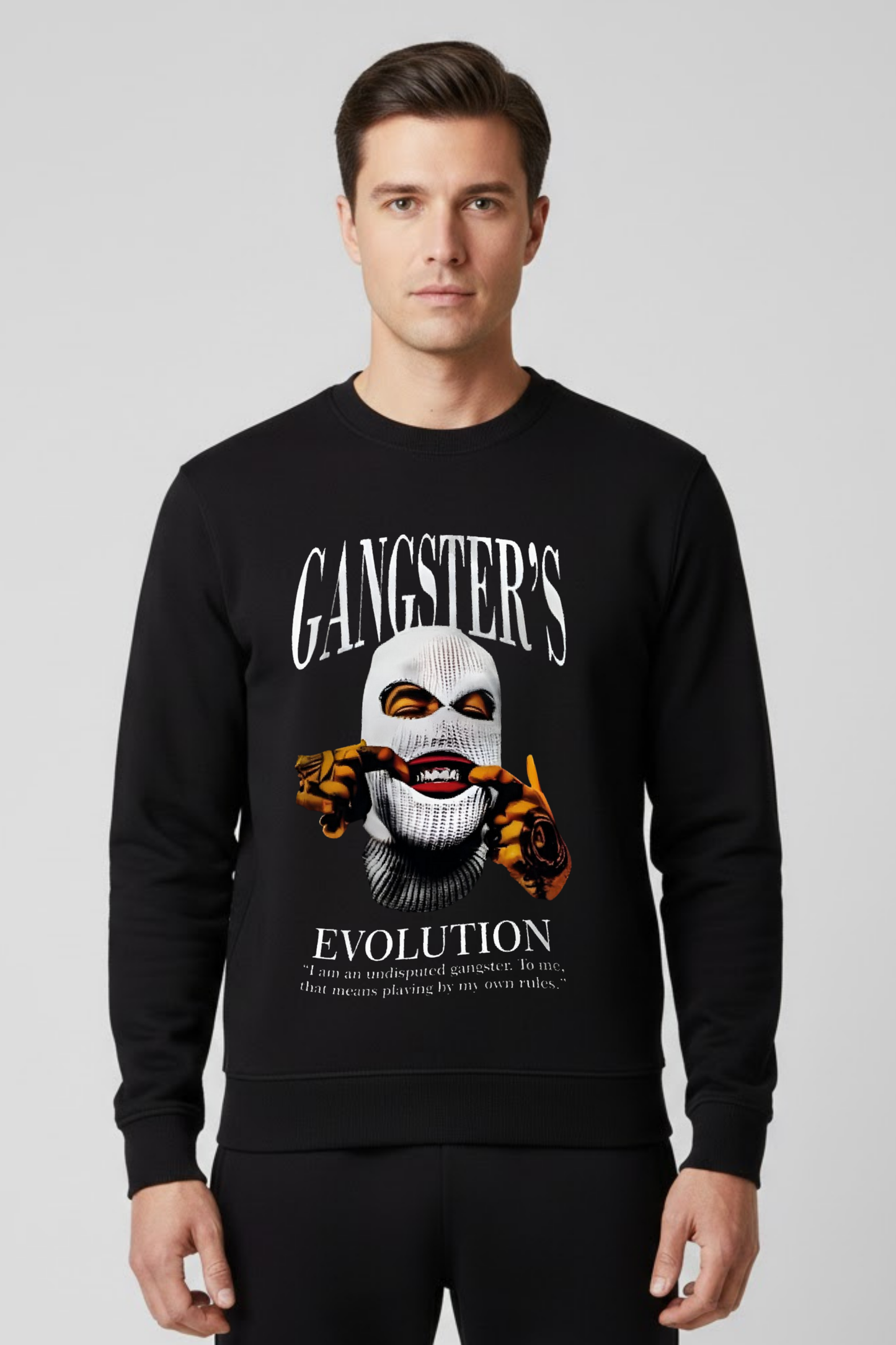 Gangster's Evolution Balaclava Sweatshirt
