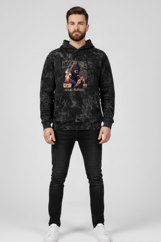 Money Era Vintage Acid Washed Hoodie