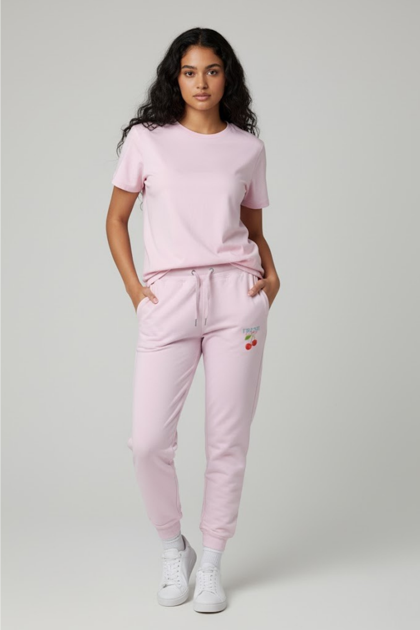 Sweet Treat Pink Graphic Track Pants