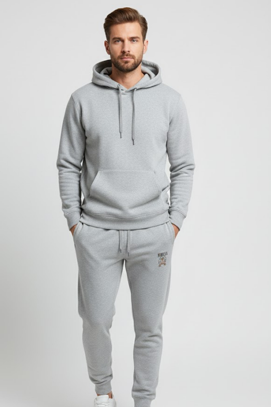 Nirvana 'Grunge Smile' Embroidered Fleece Joggers