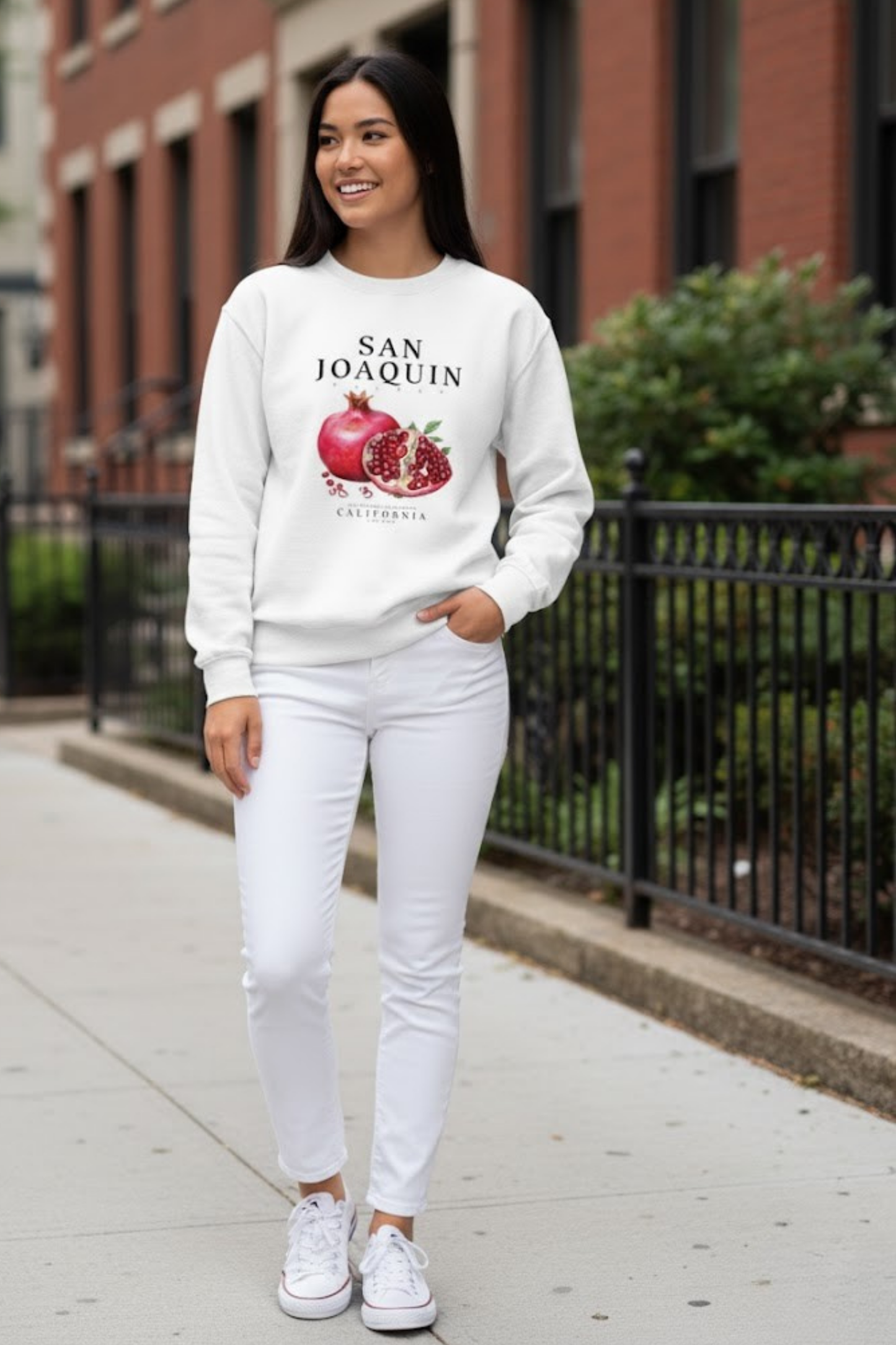 San Joaquin Valley Pomegranate Graphic Sweatshirt
