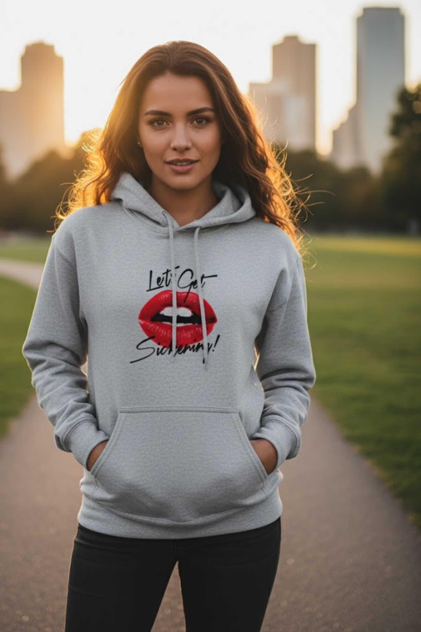 Let's Get Sickening!" Lip Graphic Hoodie