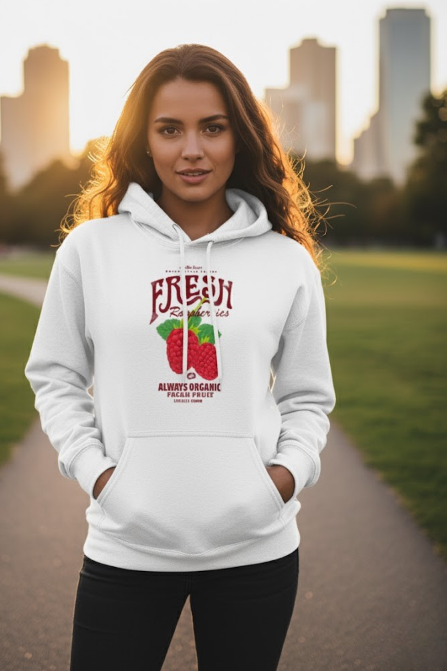 The Vintage Raspberry Market Hoodie