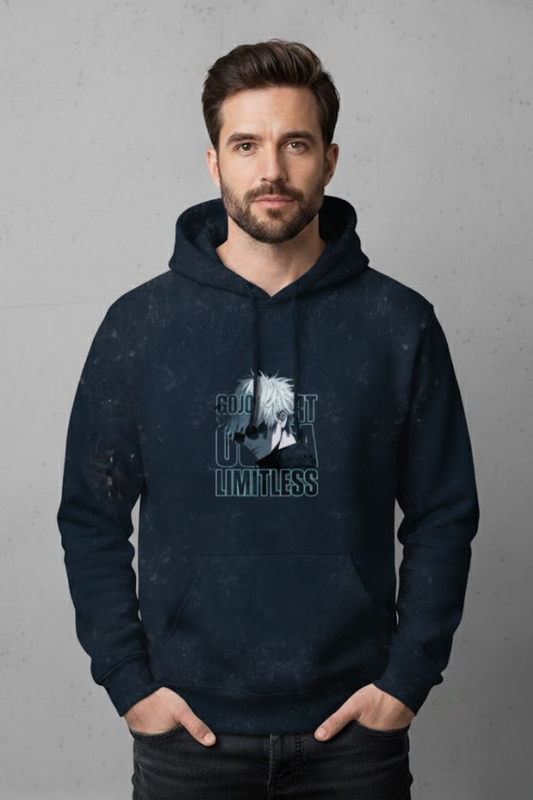 Limitless Gojo Acid Washed Hoodie