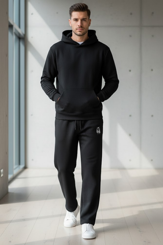 Stealth Cat Signature Black Fleece Sweatpants