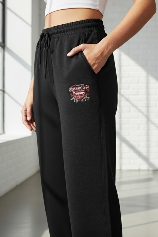 Smash Mouth Streetwear Fleece Sweatpants | Black