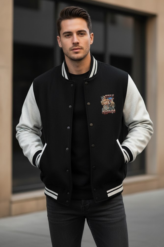 WWE DX Retro Varsity Jacket - The Degenerate's Gear